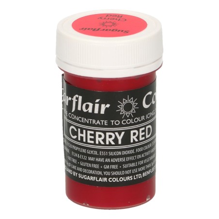 Colorante en pasta Cherry Red Rojo Cereza Sugarflair