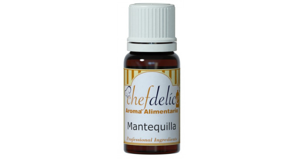 Aroma y sabor Mantequilla 10 ml Chefdelíce