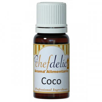 Aroma concentrado Coco 10 ml Chefdelice