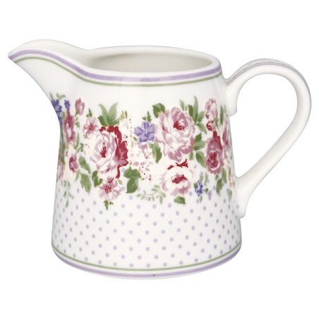 Lechera de cerámica 200 ml Rose White Green Gate