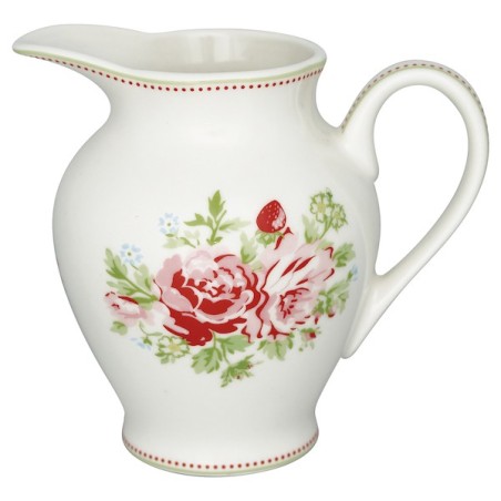 Lechera de cerámica 400 ml Mary White Green Gate