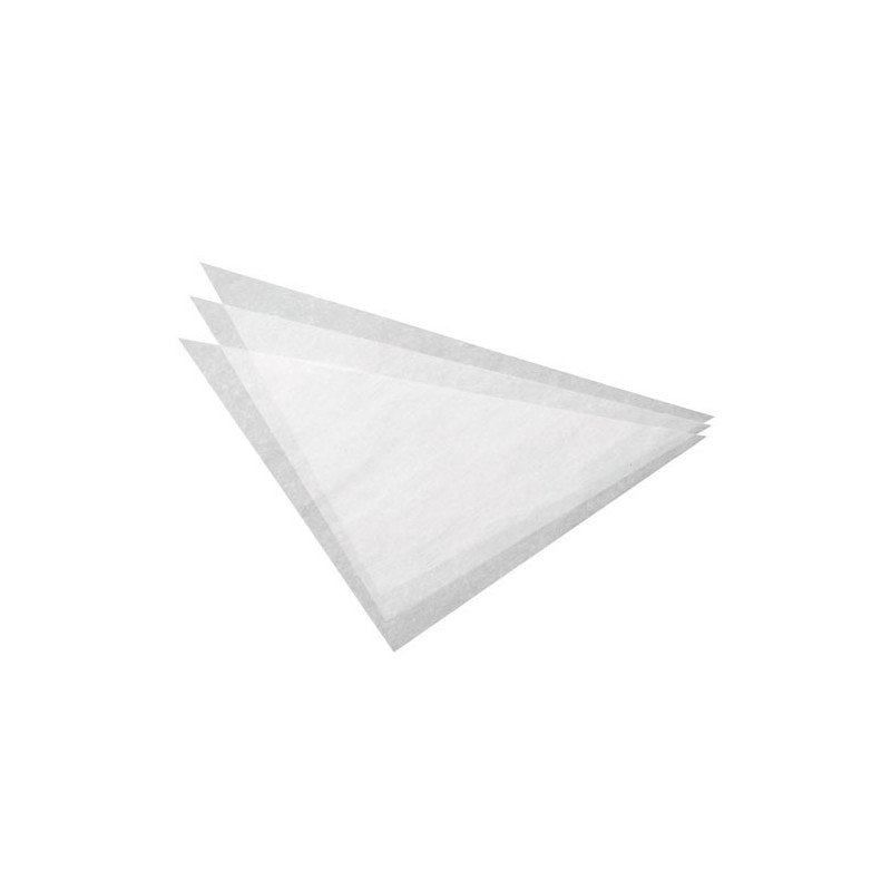 Pack 100 mangas triangulares de papel pergamino Wilton