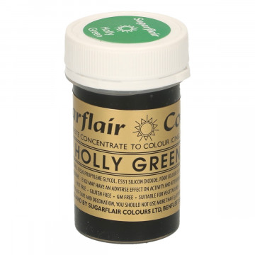 Colorante en pasta Verde Acebo Holly Green Sugarflair