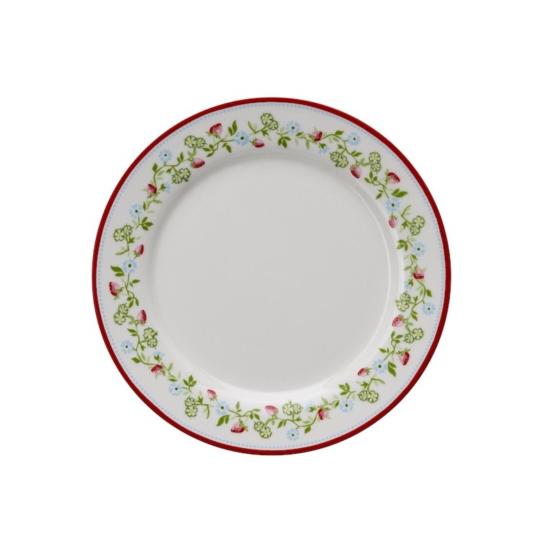 Plato de cerámica 20 cm Gloria White Green Gate