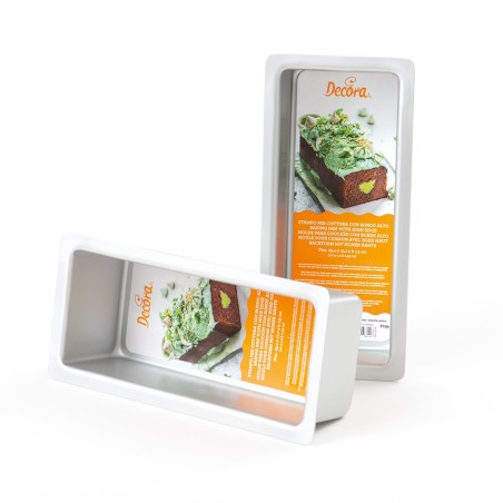Molde rectangular Plum Cake 25 x 10 cm Decora Italia