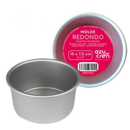 Molde redondo 15 cm x 7.5 cm Azucren