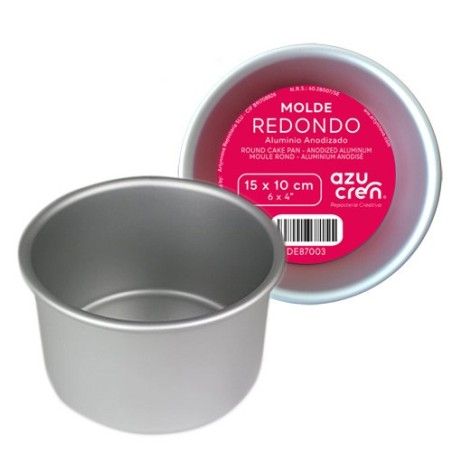 Molde redondo 15 cm x 10 cm Azucren