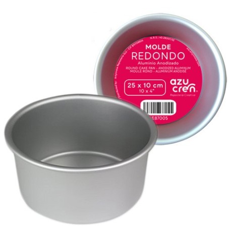 Molde redondo 25 cm x 10 cm Azucren
