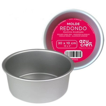Molde redondo 30 cm x 10 cm Azucren