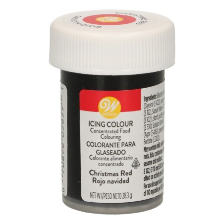 Colorante en gel Rojo Navidad Wilton