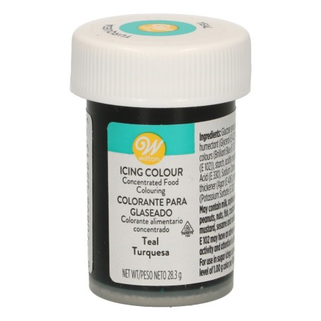 Colorante en gel Turquesa Wilton