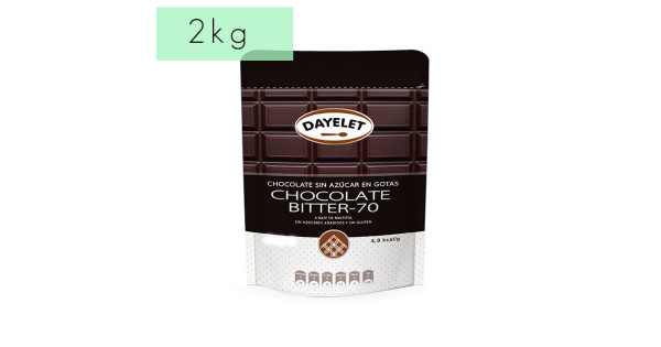 Chocolate negro 70% sin azúcar Dayelet
