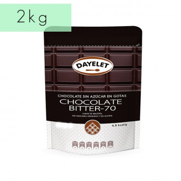 Chocolate negro 70% sin azúcar Dayelet