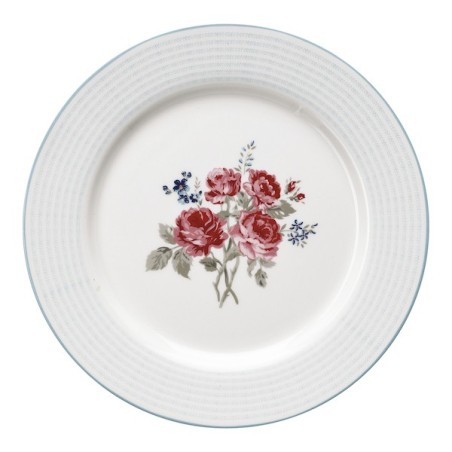Plato de cerámica 25 cm Elisabeth Pale Blue Green Gate