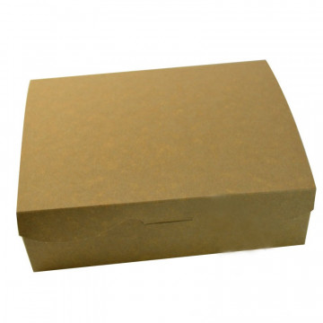 Caja rectangular dulces en Kraft 18.2 x 13.5 x 5.4 cm