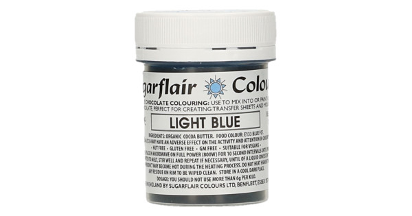 Colorante liposoluble para chocolate Azul Claro 35 gr Sugarflair