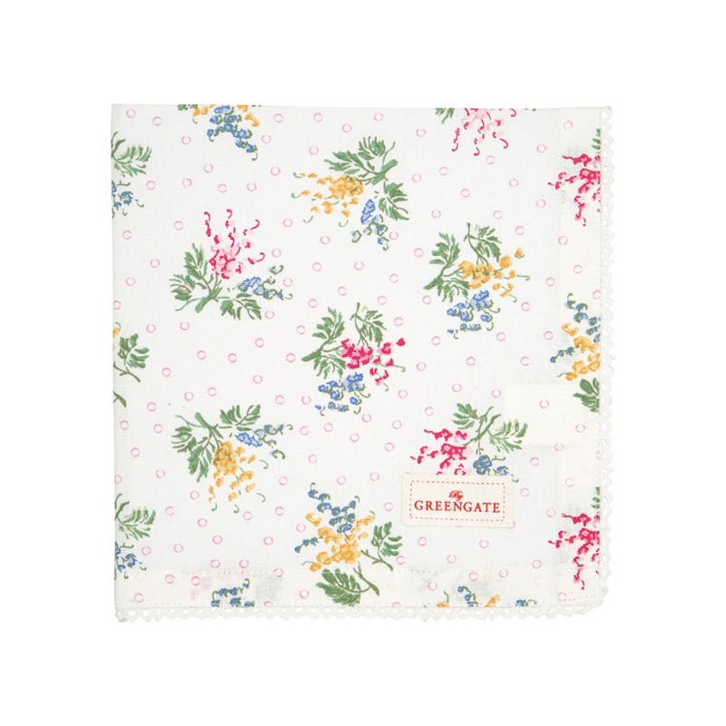 Servilleta de Mira White Green Gate