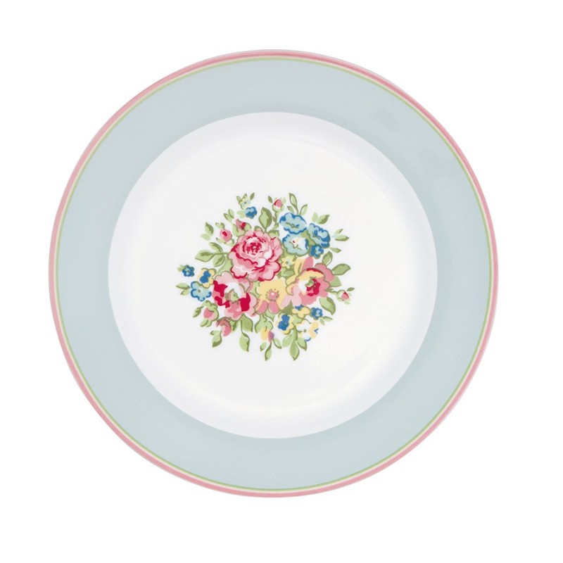 Plato de cerámica 20 cm Franka Pale Blue Green Gate
