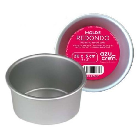 Molde redondo 20 cm x 5 cm Azucren