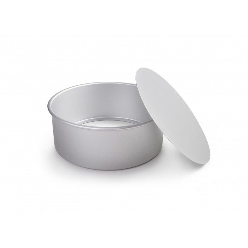 Molde redondo 20 x 10 cm desmoldable base IBILI
