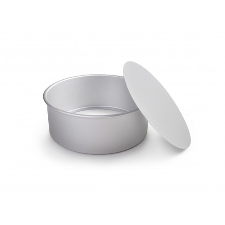Molde redondo 20 x 10 cm desmoldable base IBILI