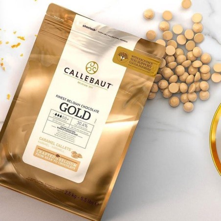 Chocolate GOLD en grageas 250 gr A GRANEL Callebaut