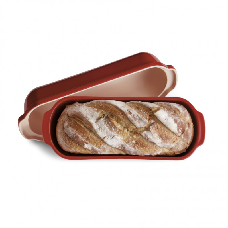 Molde de horno para pan rectangular Grande Rojo Emile Henry