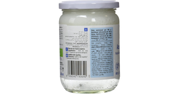 Aceite de Coco Virgen Bio 400 g NaturGreen
