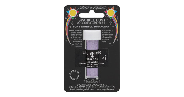 Polvo brillo Sparkle Lilac Shimmer Sugarflair