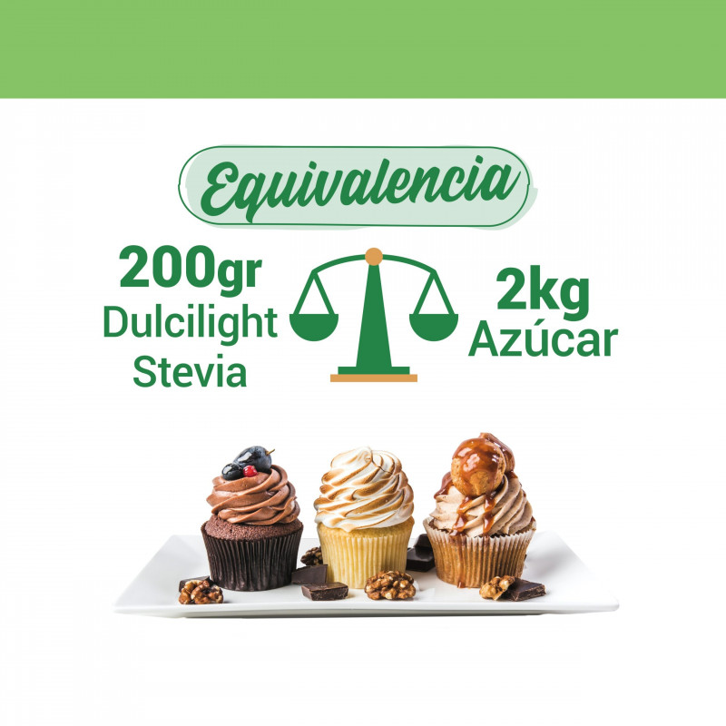 Stevia Natural Granulado 200 g DulciLight
