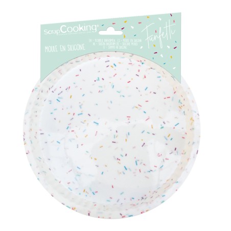 Molde de silicona Redondo 22 cm Funfetti Scrapcooking