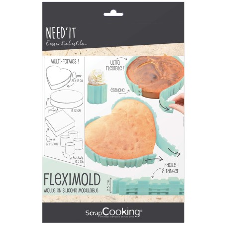 Molde de silicona Modular MUCHAS FORMAS  Scrapcooking