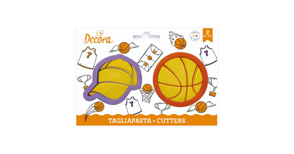 Pack de 2 cortantes: Gorra y Pelota Baloncesto Decora Italia