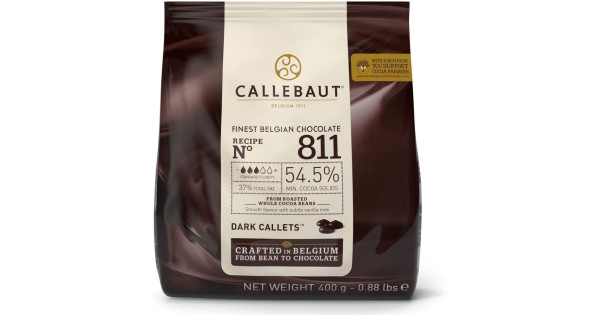 Chocolate negro 54% en grageas 400 g Callebaut