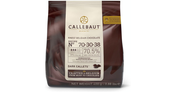 Chocolate negro 70 % en grageas 400 g Callebaut