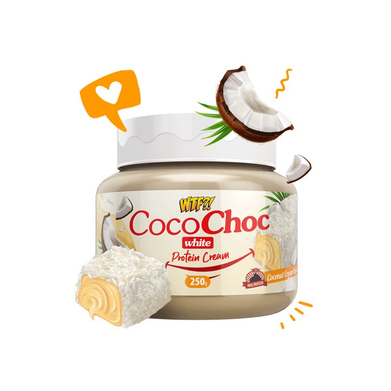 Crema Proteica CocoChoc White WTF 250 g Max Protein