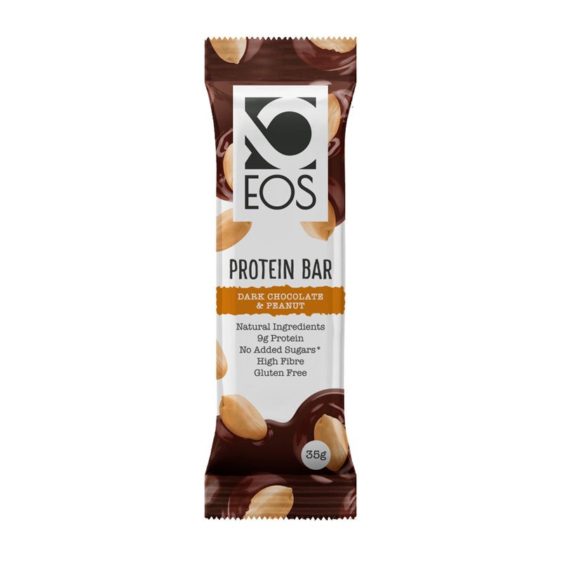 Barrita Proteica de Cacahuete y Chocolate Negro 30 g EOS