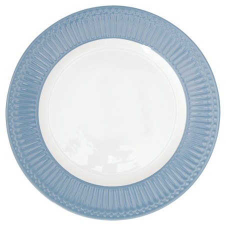 Plato de cerámica 27 cm Alice Sky Blue Green Gate