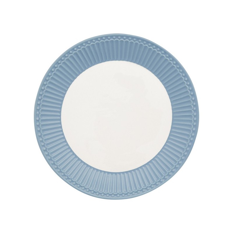 Plato de cerámica 23 cm Alice Sky Blue Green Gate