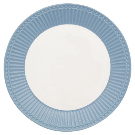 Plato de cerámica 23 cm Alice Sky Blue Green Gate