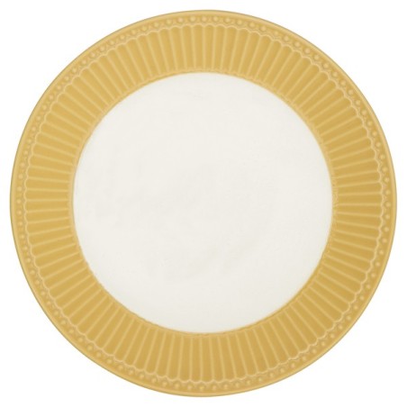 Plato de cerámica 23 cm Honey Mustard Green Gate