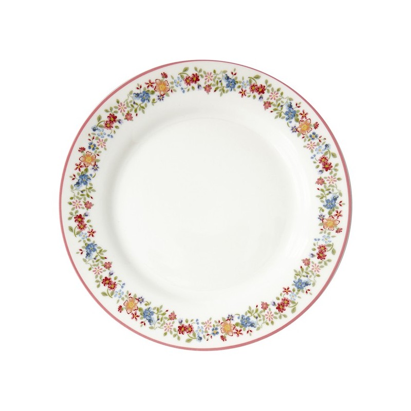 Plato de cerámica 20 cm Clementine White Green Gate