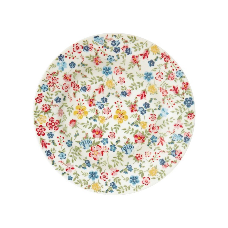 Plato de cerámica 20 cm Sophia White Green Gate
