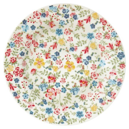 Plato de cerámica 20 cm Sophia White Green Gate