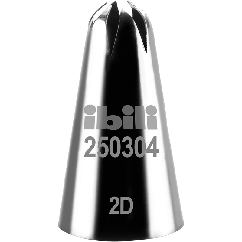 Boquilla estrella cerrada nº 2D de 4 mm IBILI
