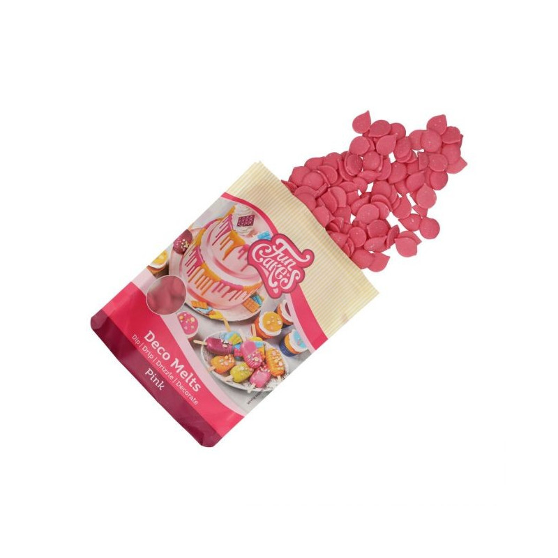 Candy Melt Rosa 250 g Funcakes