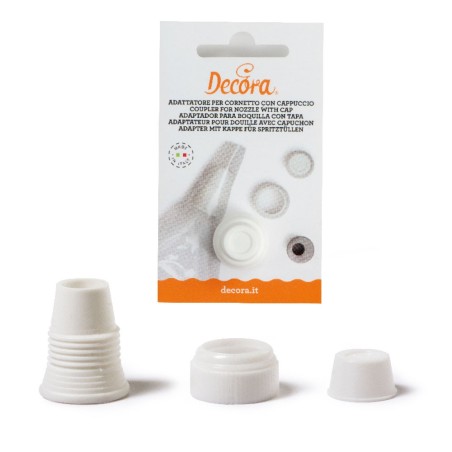 Adaptador de boquilla básica con tapa Decora Italia