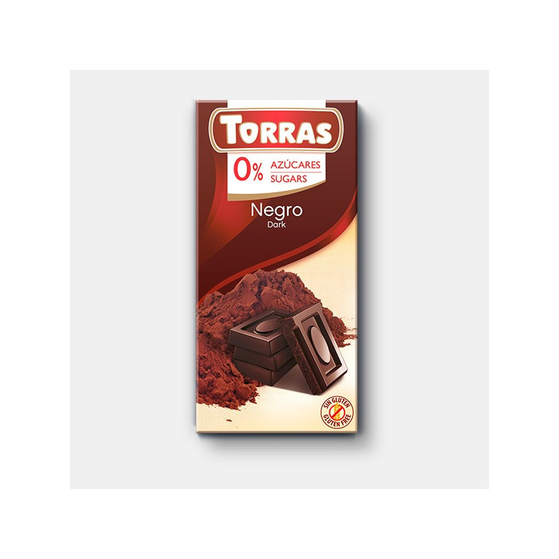 Chocolate Negro 54% 0% azúcar 150g TORRAS