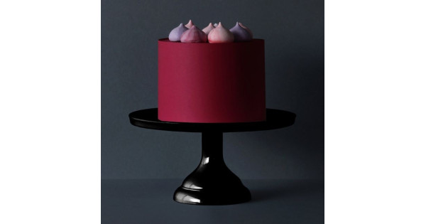 Cake Stand de Melamina 23 cm Negro