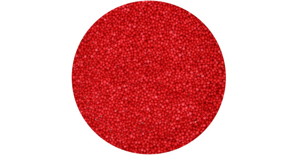 Sprinkles Mini Perlitas Rojo 80 g Funcakes